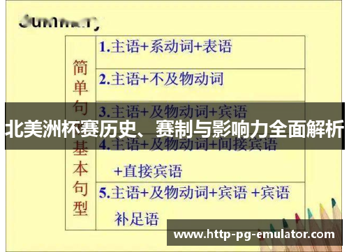 北美洲杯赛历史、赛制与影响力全面解析 北美洲杯赛历史、赛制与影响力全面解析