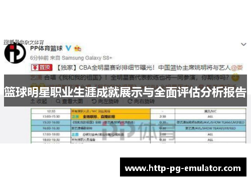 篮球明星职业生涯成就展示与全面评估分析报告